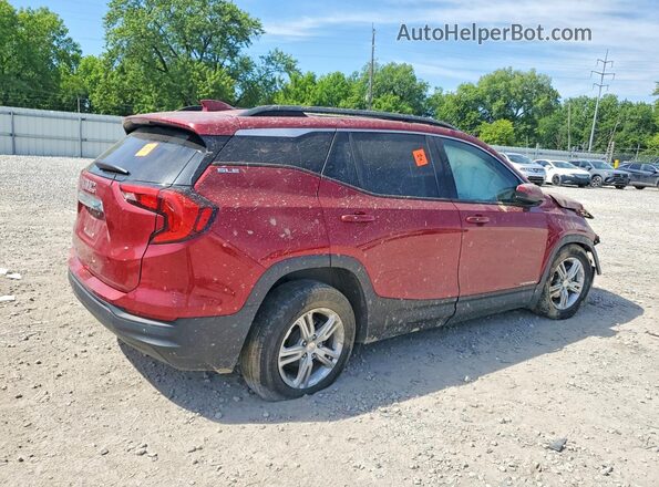 3GKALMEV4LL138465 2020 GMC TERRAIN Maroon უკანა მარჯვენა