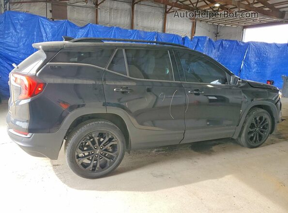 3GKALMEV4ML306025 2021 GMC TERRAIN Black Trasero derecho