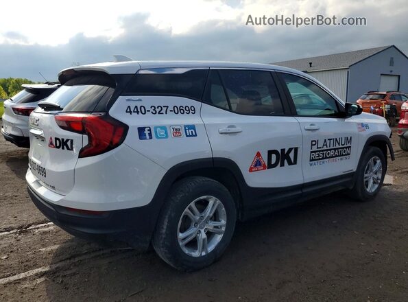 3GKALMEV4ML349165 2021 GMC TERRAIN White Задня права чверть