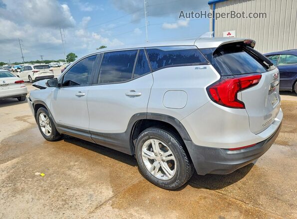 3GKALMEV4ML367939 2021 GMC TERRAIN Silver Trasero izquierdo