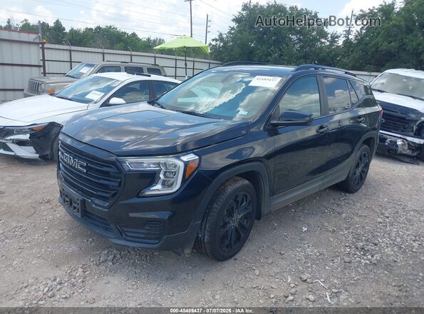 3GKALMEV4NL247107 2022 GMC TERRAIN Черный Передняя левая четверть