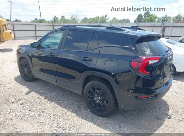 3GKALMEV4NL247107 2022 GMC TERRAIN Черный Задняя левая четверть