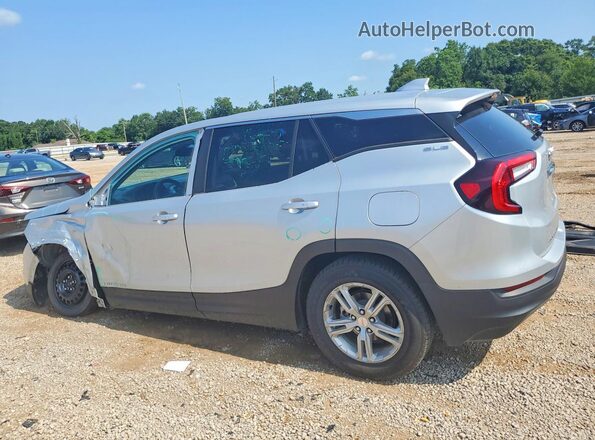 3GKALMEV4NL259452 2022 GMC TERRAIN Silver Հետևի ձախ