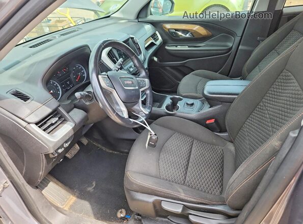 3GKALMEV5JL178700 2018 GMC TERRAIN Gray წინა სალონის ხედი