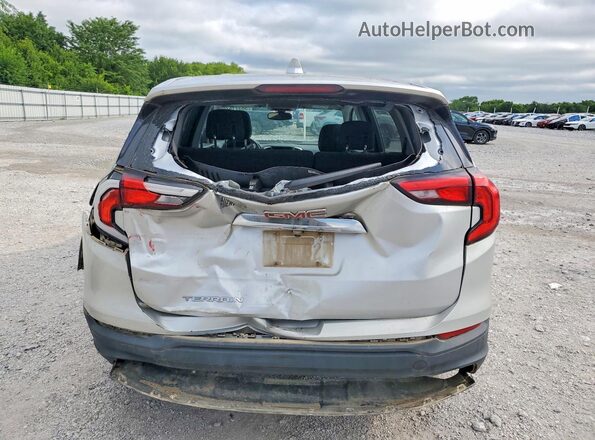 3GKALMEV5JL201201 2018 GMC TERRAIN Silver Вид ззаду