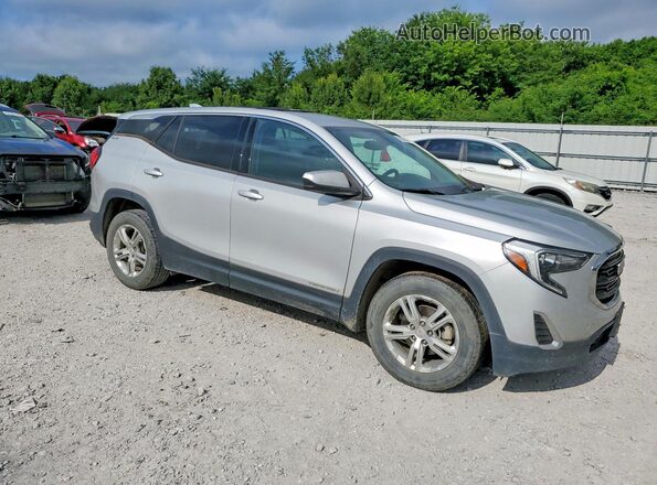 3GKALMEV5JL201201 2018 GMC TERRAIN Silver Передня права чверть