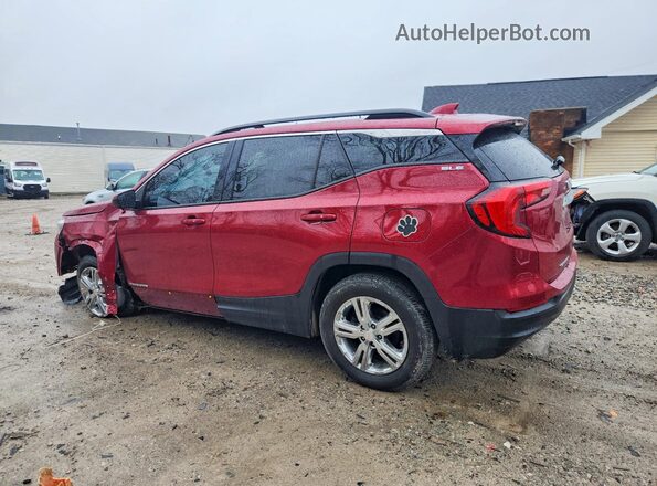 3GKALMEV5JL228480 2018 GMC TERRAIN Burgundy Rear left