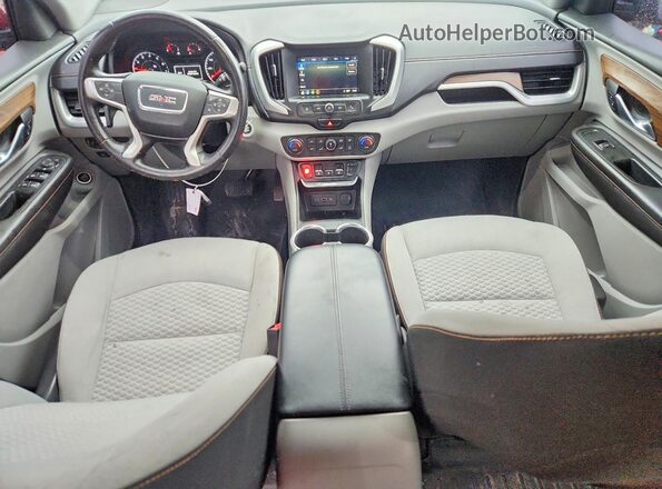 3GKALMEV5JL228480 2018 GMC TERRAIN Burgundy Dashboard view