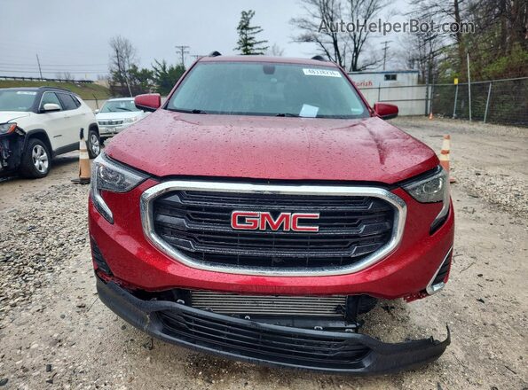 3GKALMEV5JL228480 2018 GMC TERRAIN Burgundy Front view