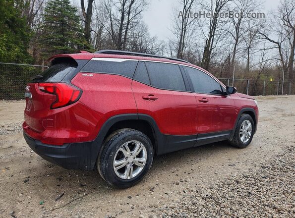 3GKALMEV5JL228480 2018 GMC TERRAIN Burgundy Rear right