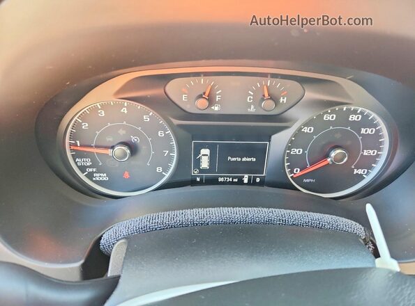 3GKALMEV5JL324206 2018 GMC TERRAIN White Widok zestawu wskaźników