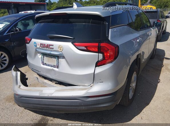 3GKALMEV5JL380047 2018 GMC TERRAIN Серебряный Задняя правая четверть