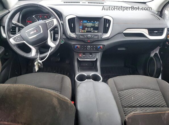 3GKALMEV5KL166905 2019 GMC TERRAIN Белый Вид панели приборов