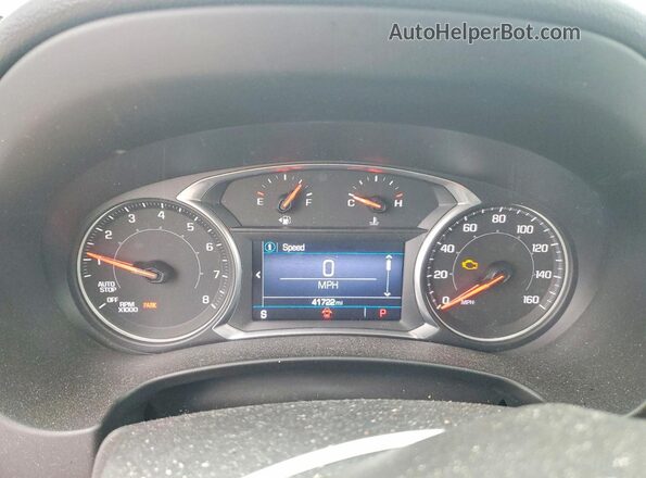 3GKALMEV5KL166905 2019 GMC TERRAIN Белый Вид щитка приборов