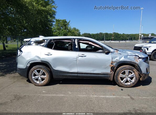 3GKALMEV5KL362679 2019 GMC TERRAIN Silver Widok z przodu