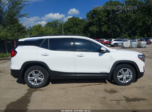 3GKALMEV5KL389137 2019 GMC TERRAIN White Vista interior trasera