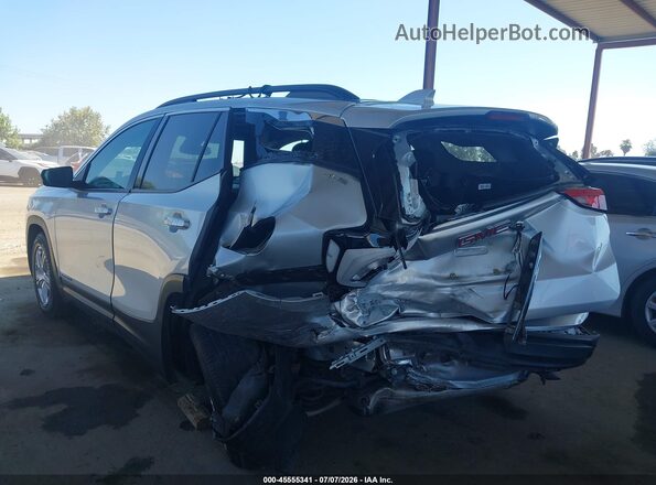 3GKALMEV5LL105684 2020 GMC TERRAIN Silver Tył lewy