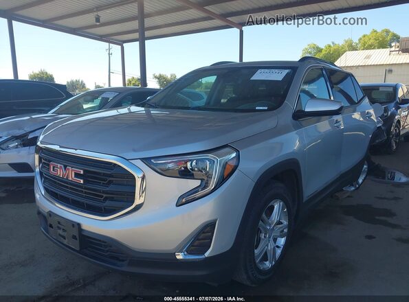 3GKALMEV5LL105684 2020 GMC TERRAIN Silver Przód lewy