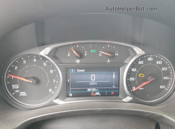 3GKALMEV5LL346581 2020 GMC TERRAIN Gray Вид щитка приладів