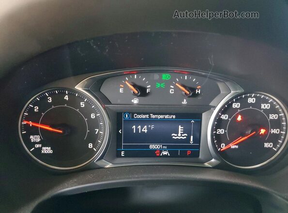 3GKALMEV5ML359042 2021 GMC TERRAIN White Widok zestawu wskaźników