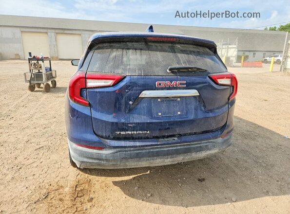 3GKALMEV5NL261985 2022 GMC TERRAIN Blue Vista trasera