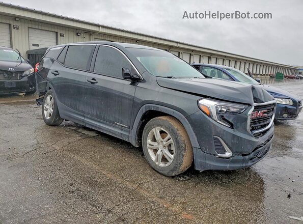 3GKALMEV6JL143731 2018 GMC TERRAIN Charcoal Передня права чверть