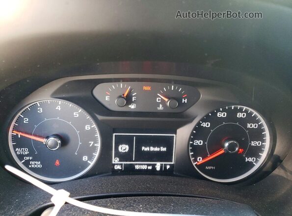 3GKALMEV6JL143731 2018 GMC TERRAIN Charcoal Вид щитка приладів