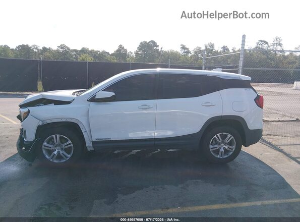 3GKALMEV6JL327745 2018 GMC TERRAIN White Սալոնի հետևի տեսք