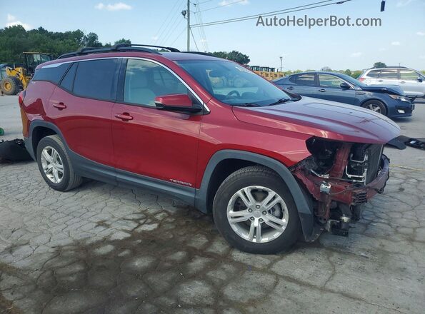 3GKALMEV6JL336171 2018 GMC TERRAIN Red Delantero derecho