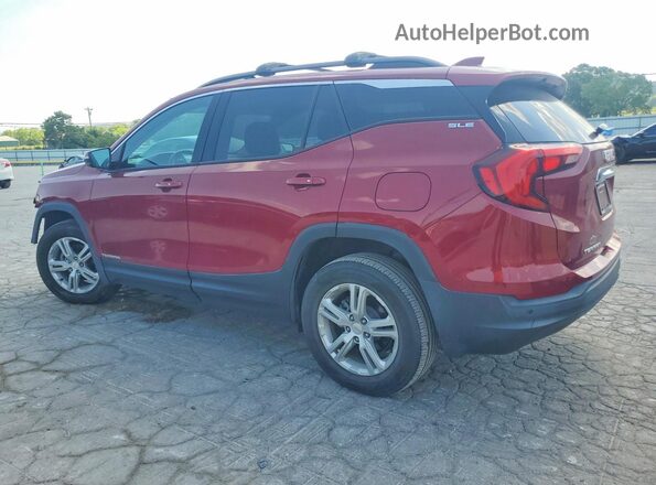 3GKALMEV6JL336171 2018 GMC TERRAIN Red Trasero izquierdo