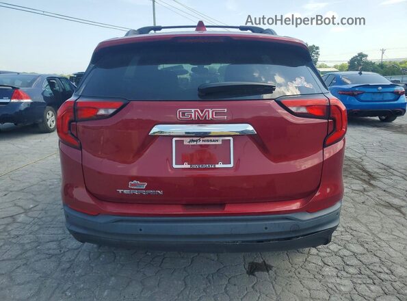 3GKALMEV6JL336171 2018 GMC TERRAIN Red Vista trasera