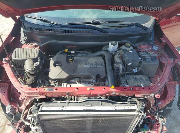 3GKALMEV6JL336171 2018 GMC TERRAIN Red Vista interior trasera