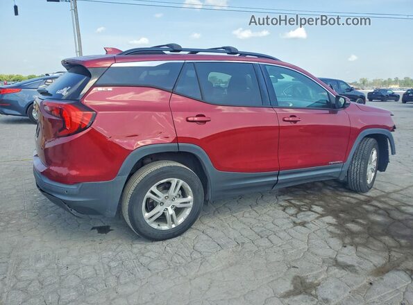 3GKALMEV6JL336171 2018 GMC TERRAIN Red Trasero derecho
