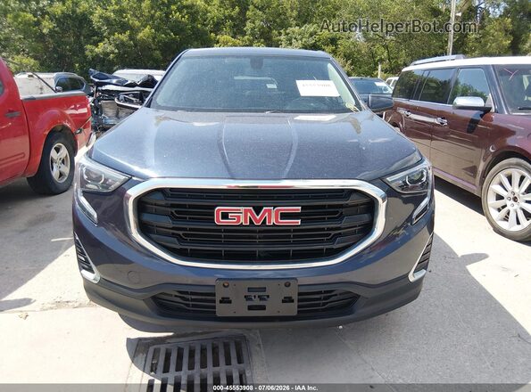 3GKALMEV6KL128597 2019 GMC TERRAIN Blue Instrument cluster view
