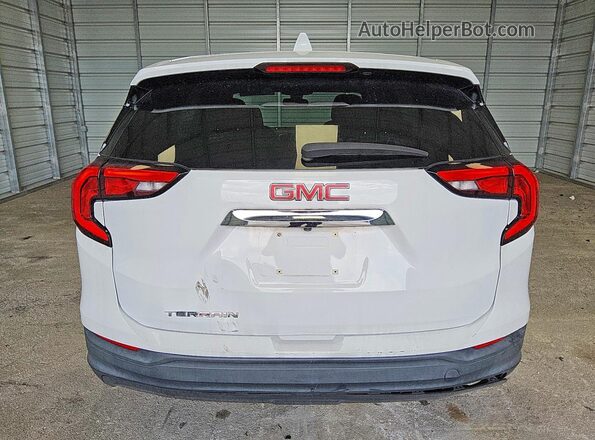 3GKALMEV6LL103653 2020 GMC TERRAIN White Vista trasera