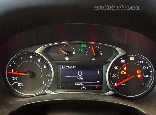 3GKALMEV6LL103653 2020 GMC TERRAIN White Vista del cuadro de instrumentos