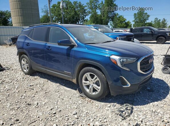 3GKALMEV6LL192141 2020 GMC TERRAIN Blue Przód prawy