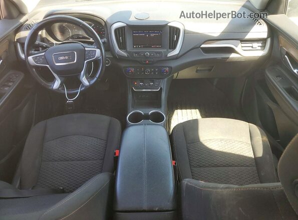 3GKALMEV6LL192141 2020 GMC TERRAIN Blue Widok deski rozdzielczej