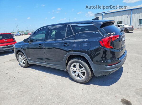 3GKALMEV6LL337534 2020 GMC TERRAIN Black Trasero izquierdo