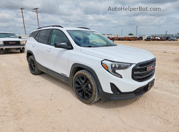3GKALMEV6ML355551 2021 GMC TERRAIN White Front right