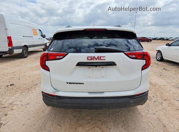 3GKALMEV6ML355551 2021 GMC TERRAIN White Rear view