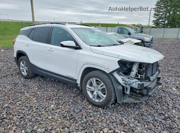 3GKALMEV6ML393748 2021 GMC TERRAIN White Delantero derecho