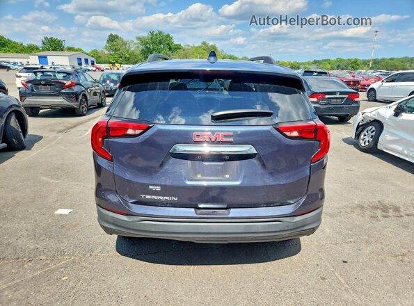 3GKALMEV7JL260749 2018 GMC TERRAIN Blue Vista trasera