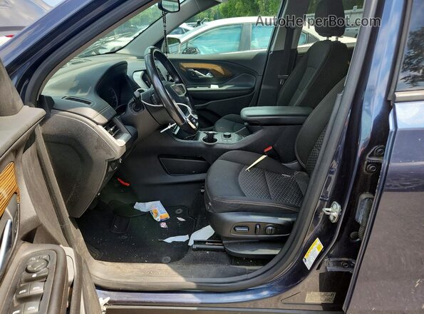 3GKALMEV7JL260749 2018 GMC TERRAIN Blue Vista interior delantera