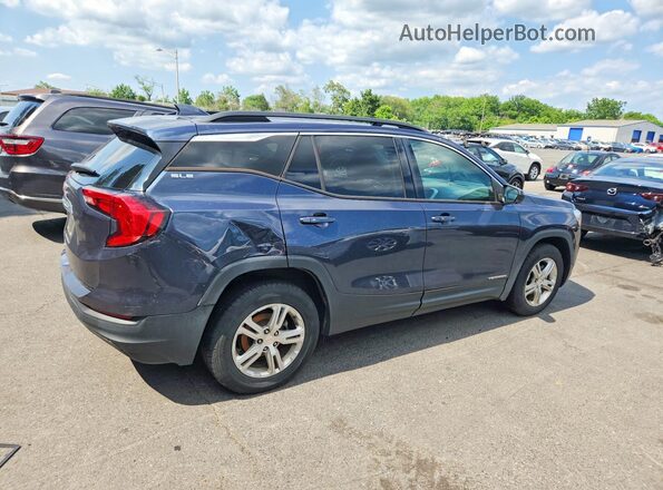 3GKALMEV7JL260749 2018 GMC TERRAIN Blue Trasero derecho