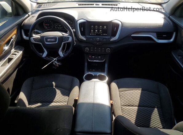 3GKALMEV7JL370880 2018 GMC TERRAIN Белый Вид панели приборов