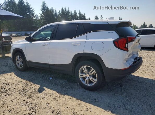 3GKALMEV7JL370880 2018 GMC TERRAIN Белый Задняя левая четверть