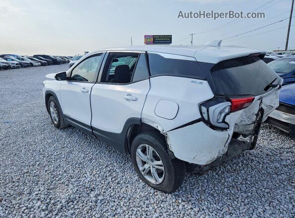 3GKALMEV7JL385198 2018 GMC TERRAIN White Trasero izquierdo