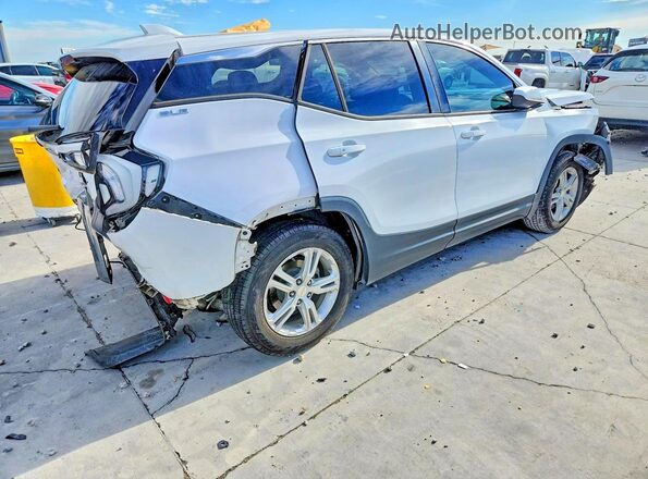 3GKALMEV7JL385198 2018 GMC TERRAIN White Trasero derecho