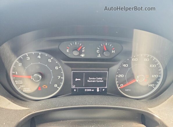3GKALMEV7JL385198 2018 GMC TERRAIN White Vista del cuadro de instrumentos